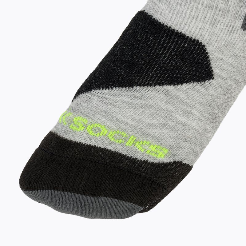 Skarpety narciarskie dziecięce X-Socks Ski Discover Otc rhino grey/canary 3