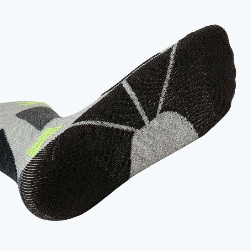 Skarpety narciarskie dziecięce X-Socks Ski Discover Otc rhino grey/canary 5