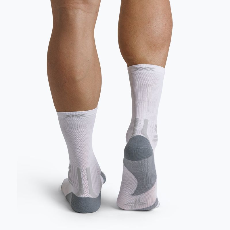 Skarpety X-Socks Run Discover Crew arctic white/pearl grey 3