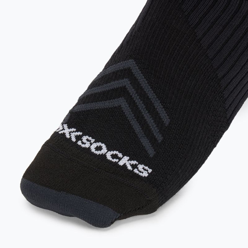 Skarpety X-Socks Run Expert Silk Merino Crew x black/light gray 3