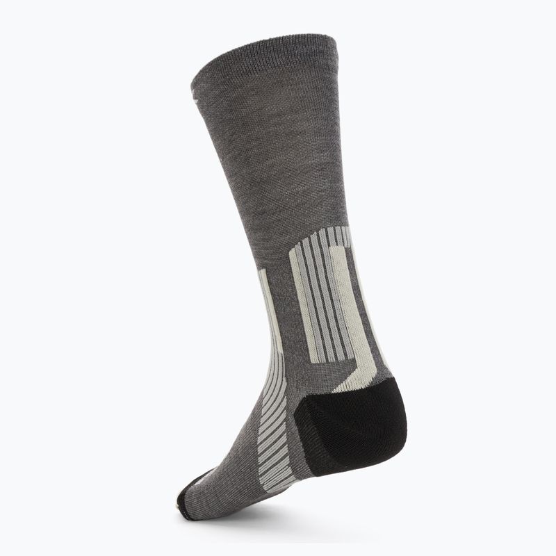 Skarpety X-Socks Run Expert Silk Merino Crew seal grey/light sand 2