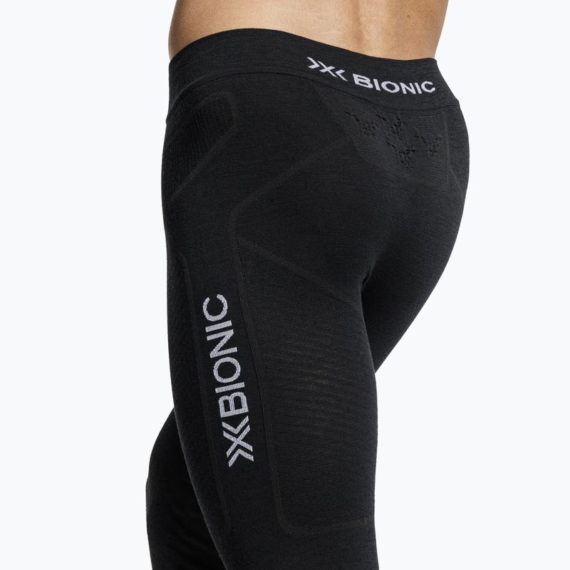 Spodnie termoaktywne męskie X-Bionic Symbio Merino 3/4 black 4
