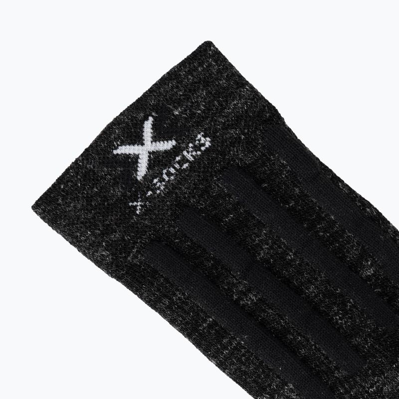 Skarpety X-Socks Trek X Linen dolomite grey melange/opal black 3
