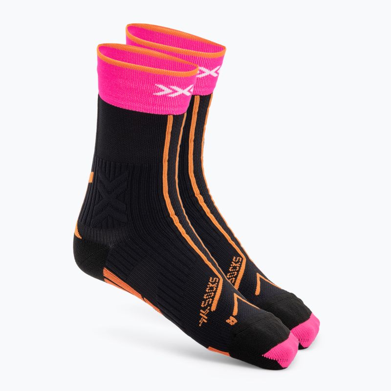 Buty do biegania + skarpety X-Bionic Terraskin X00/C x black/x white/fluo pink 8