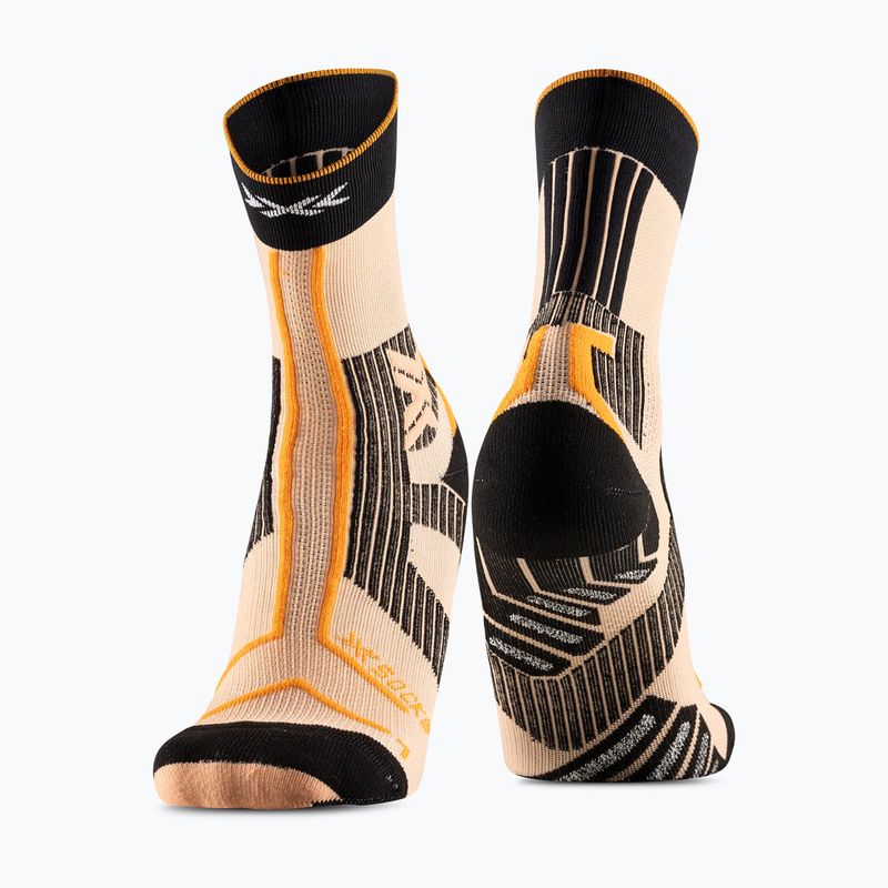 Buty do biegania + skarpety X-Bionic Terraskin X02 dusty rose/fresh peach/x black 7