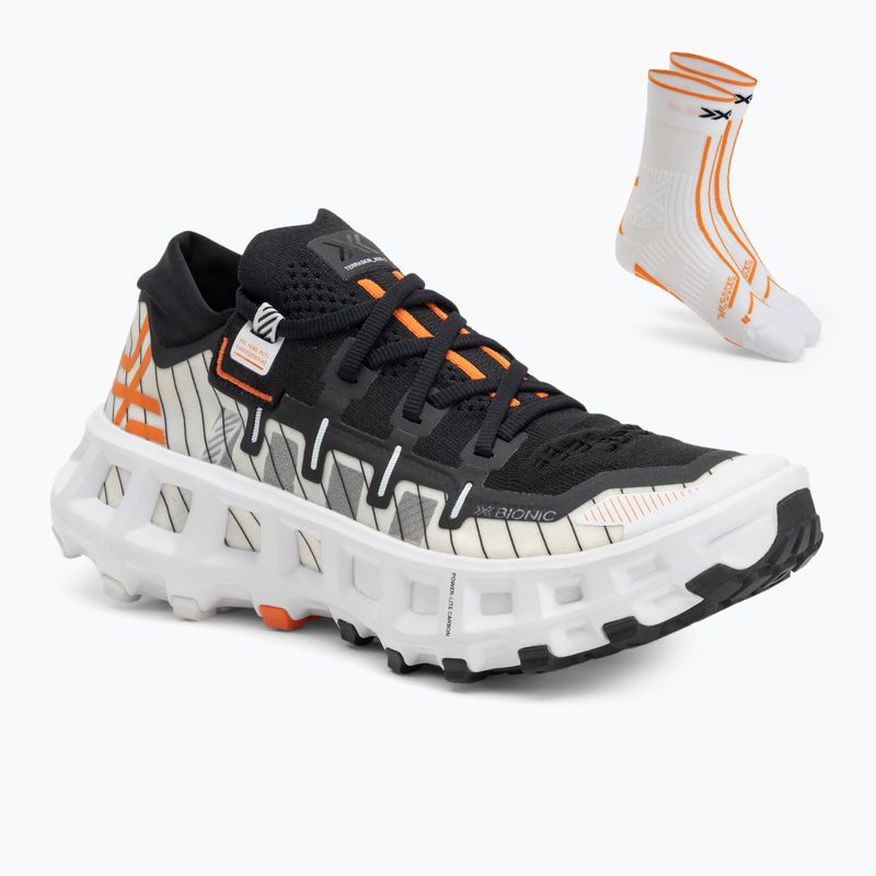 Buty do biegania + skarpety X-Bionic Terraskin X00/C x white/x black