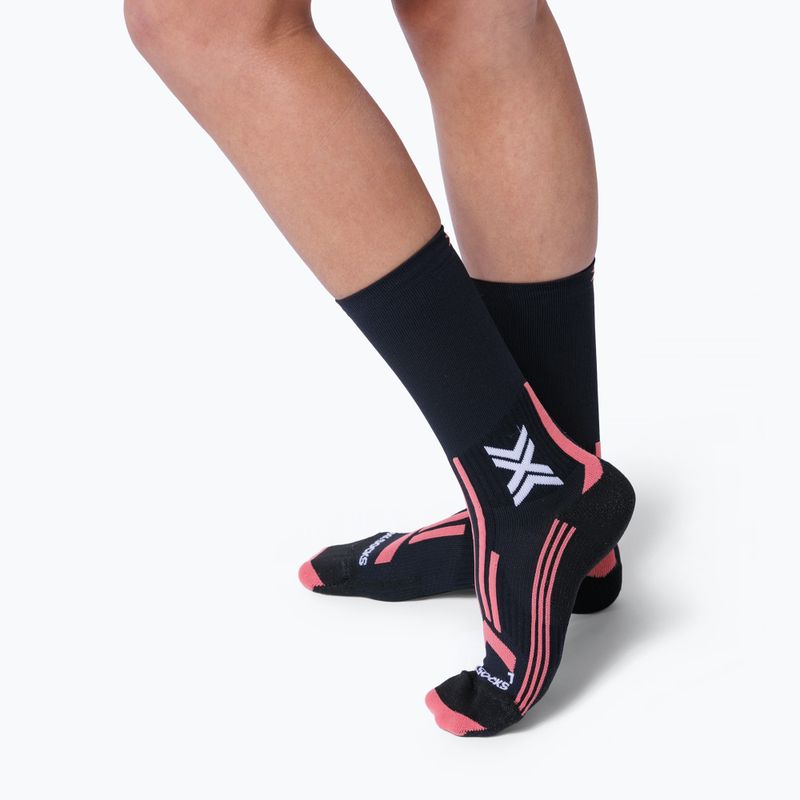 Skarpety damskie X-Socks Trailrun Perform Crew x black/dusty rose 2
