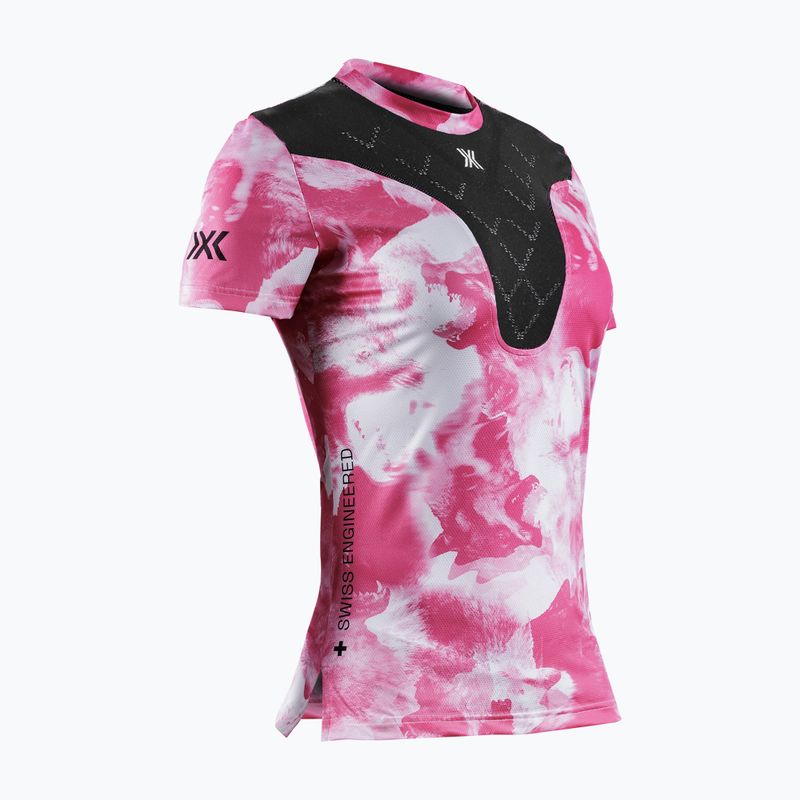 Koszulka do biegania damska X-Bionic Corefusion Run wolfpack/white/neo pink 7