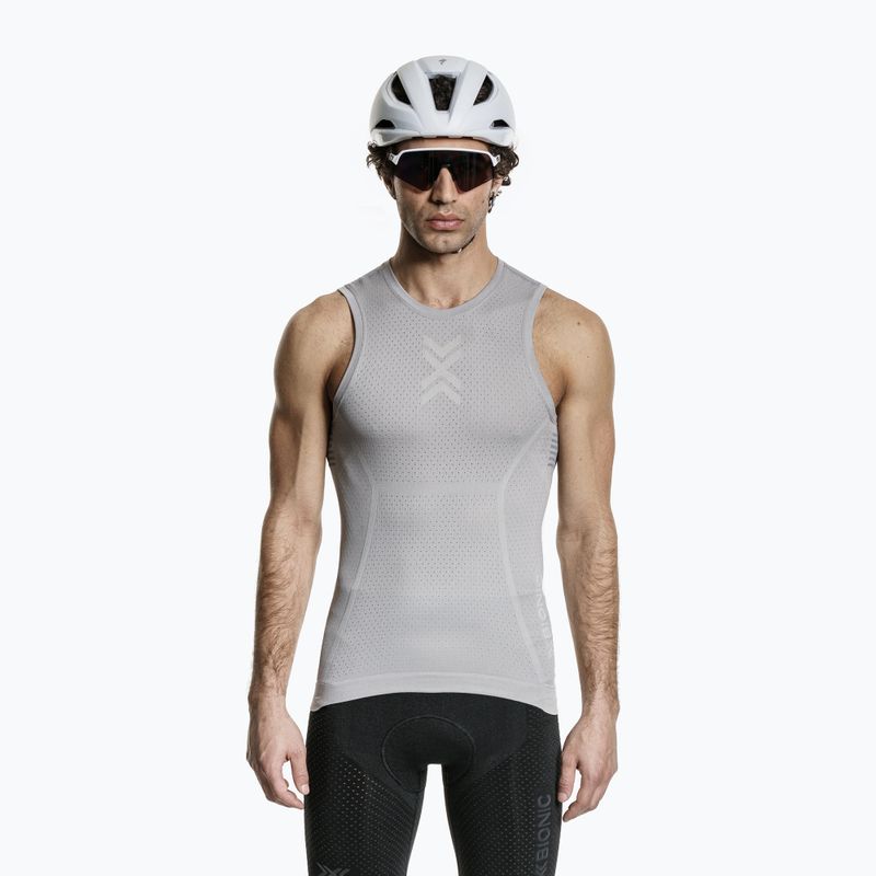 Potówka kolarska X-Bionic Xceed Ride Baselayer seal grey/silver grey 4