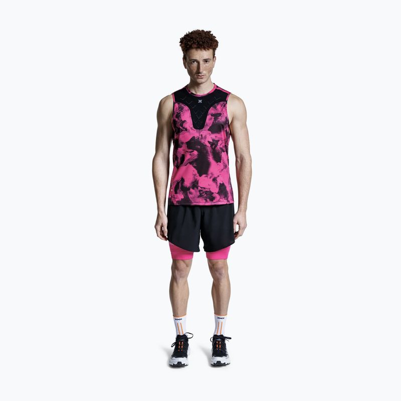 Koszulka do biegania X-Bionic Corefusion Run Tank wolfpack/black/neo pink 6