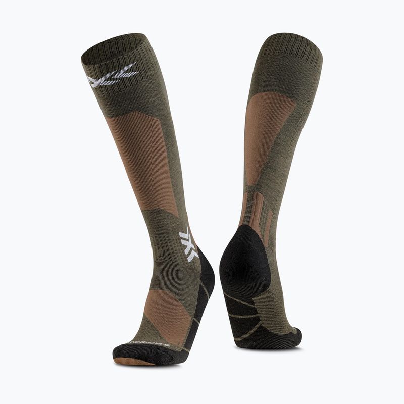 Skarpety narciarskie X-Socks Ski Discover Merino Otc sand/dark sand
