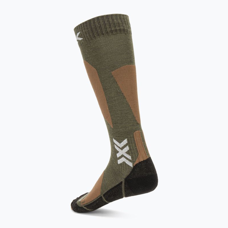 Skarpety narciarskie X-Socks Ski Discover Merino Otc sand/dark sand 2