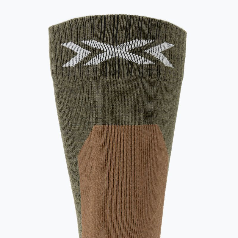 Skarpety narciarskie X-Socks Ski Discover Merino Otc sand/dark sand 4