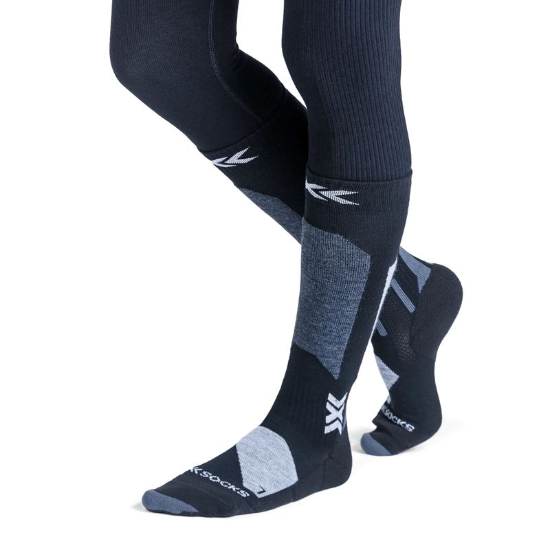 Skarpety narciarskie dziecięce X-Socks Ski Discover Otc x black/light grey 2