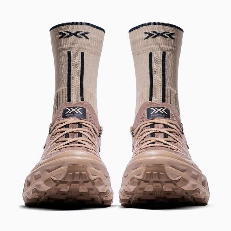Buty do biegania + skarpety X-Bionic Terraskin X01 sand/dark Sand 3