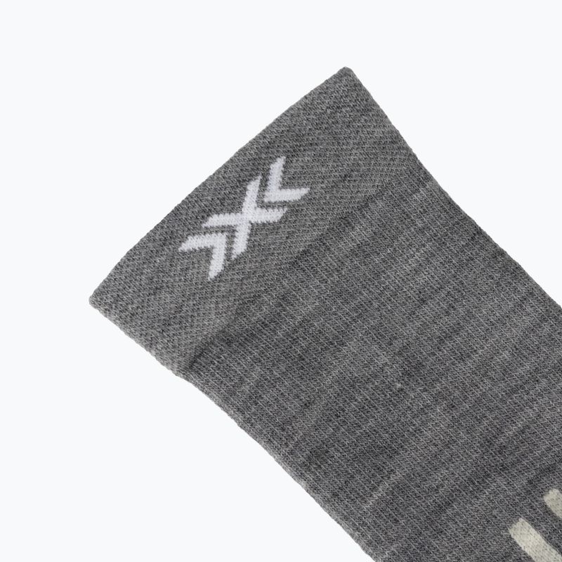 Skarpety X-Socks Hike Discover Merino Crew seal grey/light sand 3