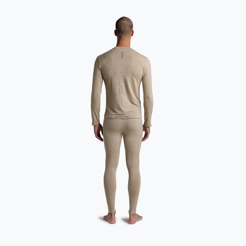 Longsleeve termoaktywny męski  X-Bionic Mightywool sand 4