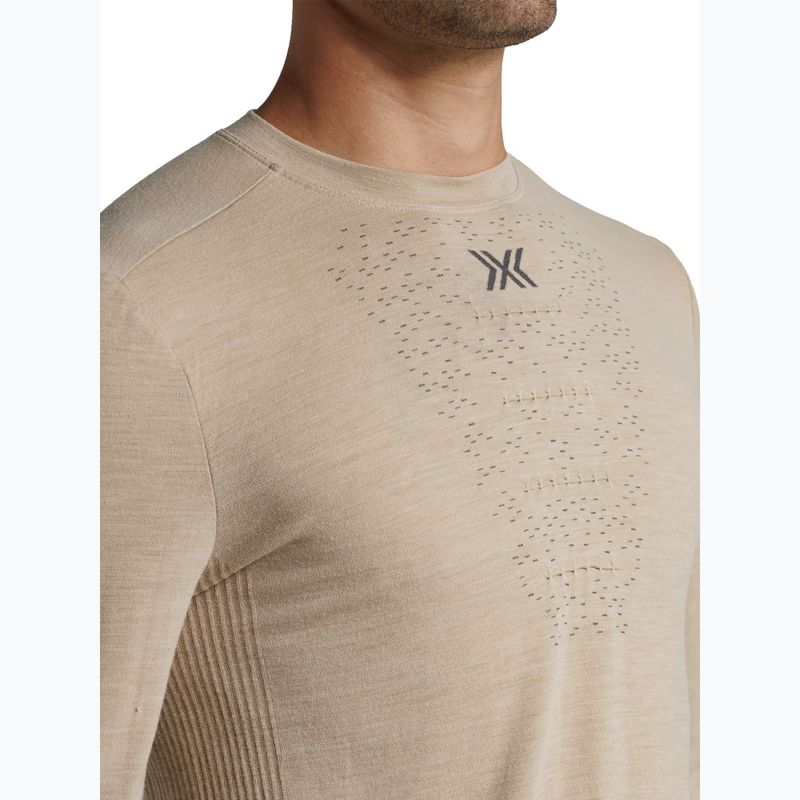 Longsleeve termoaktywny męski  X-Bionic Mightywool sand 7