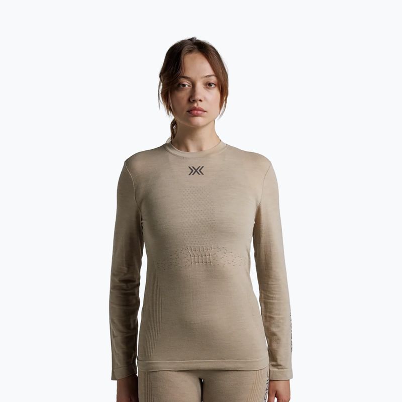 Bluza termoaktywna damska X-Bionic Mightywool sand