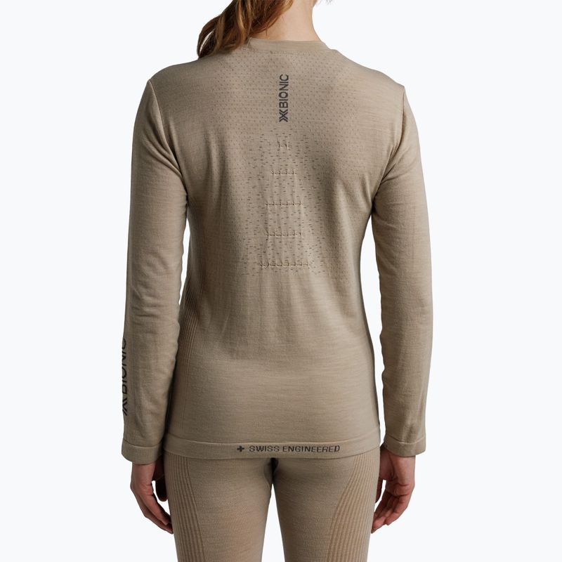 Bluza termoaktywna damska X-Bionic Mightywool sand 3