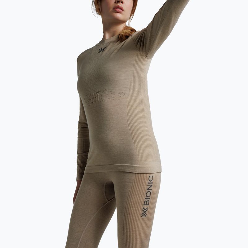 Bluza termoaktywna damska X-Bionic Mightywool sand 7