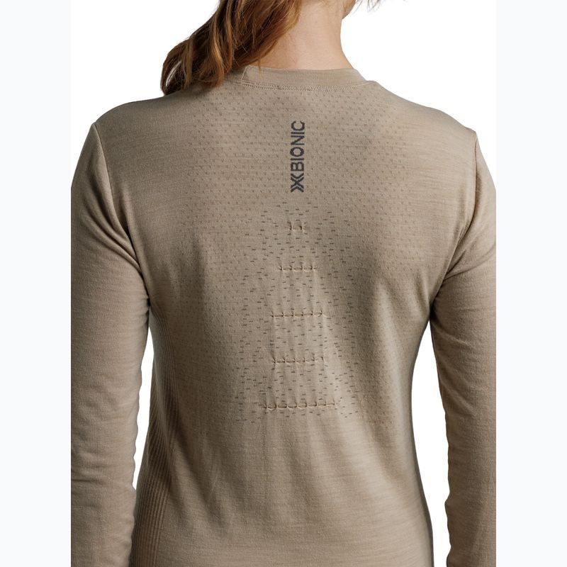 Bluza termoaktywna damska X-Bionic Mightywool sand 8