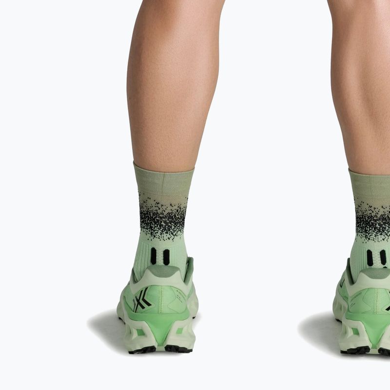 Buty do biegania + skarpety X-Bionic Terraskin X03 digital lime/x black 5