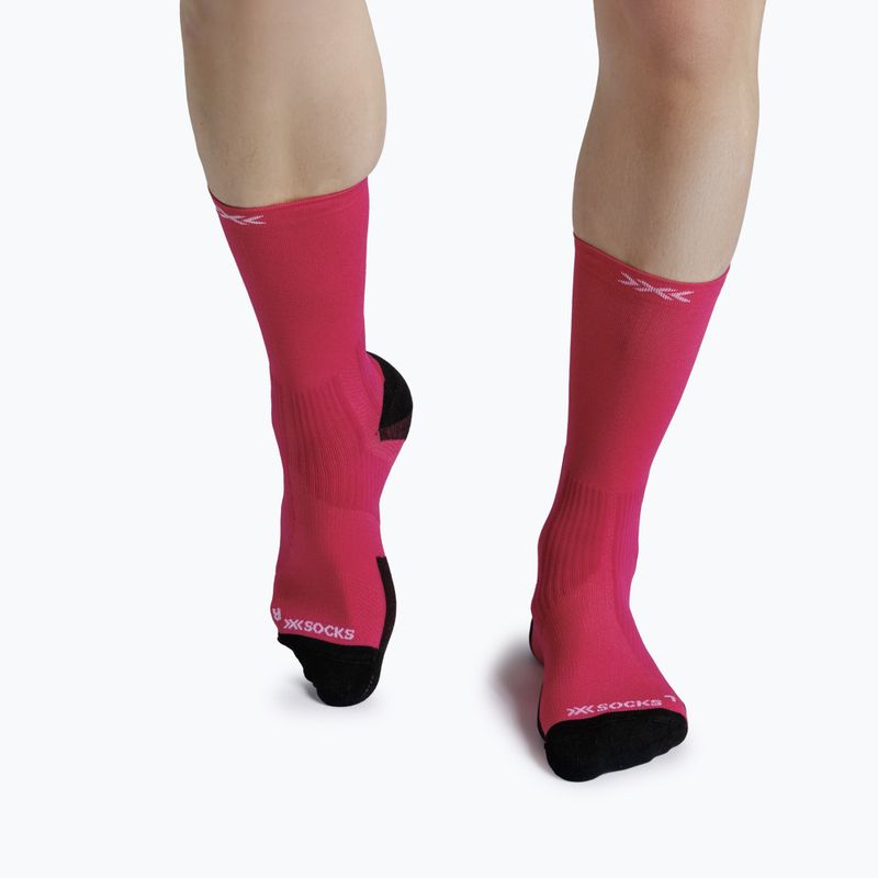 Skarpety X-Socks Run Perform Crew power purple 2