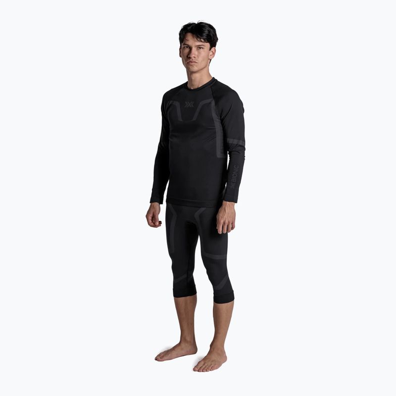 Bluza termoaktywna męska X-Bionic X-Ential Baselayer LS x black 2