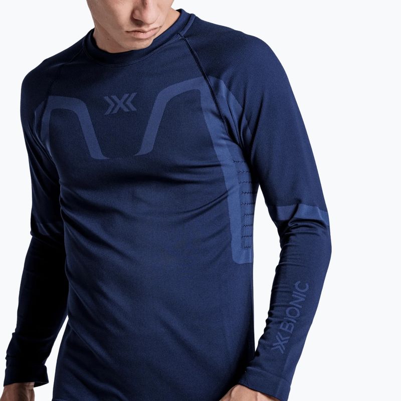 Bluza termoaktywna męska X-Bionic X-Ential Baselayer LS marine