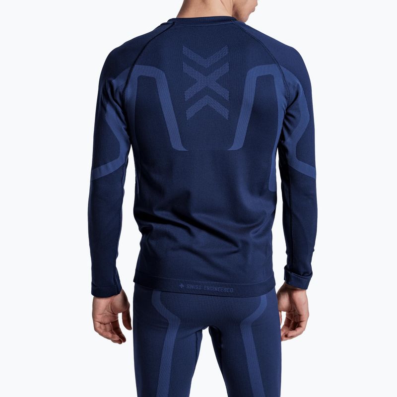 Bluza termoaktywna męska X-Bionic X-Ential Baselayer LS marine 3