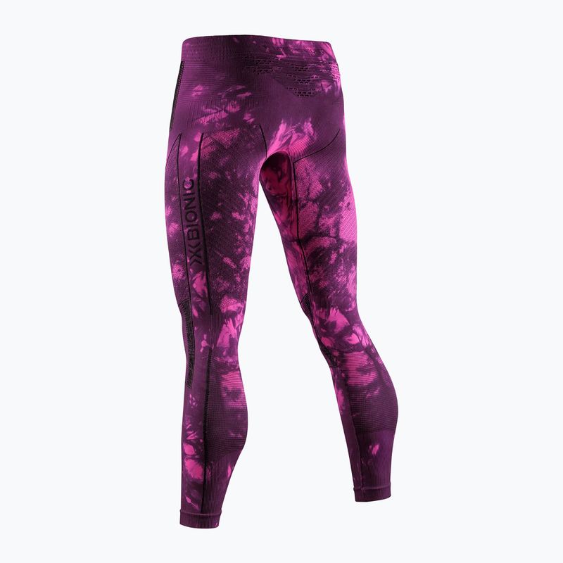 Spodnie termoaktywne X-Bionic Energy Accumulator Wild tiedye x black/fluo pink 7