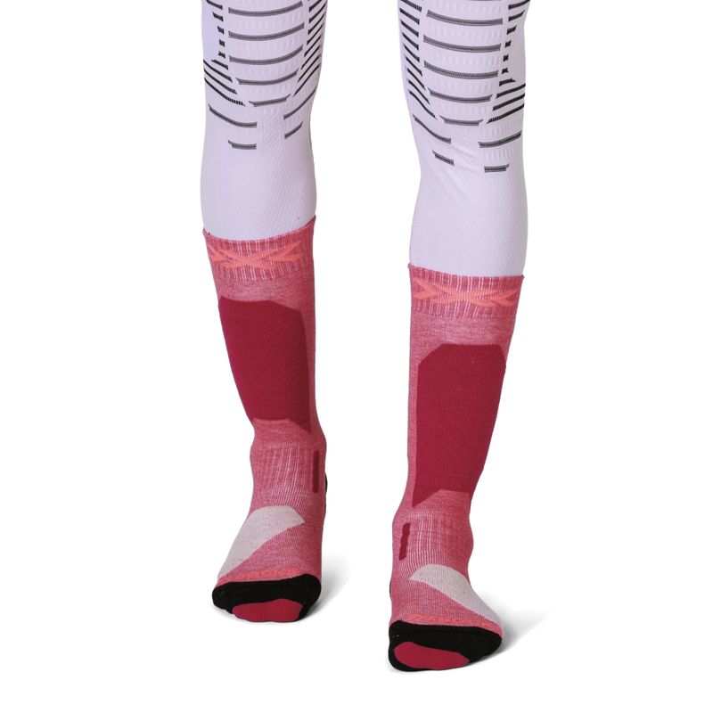 Skarpety narciarskie dziecięce X-Socks Ski Discover Otc hot red 2