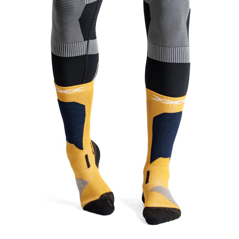 Skarpety narciarskie dziecięce X-Socks Ski Discover Otc yellow 2