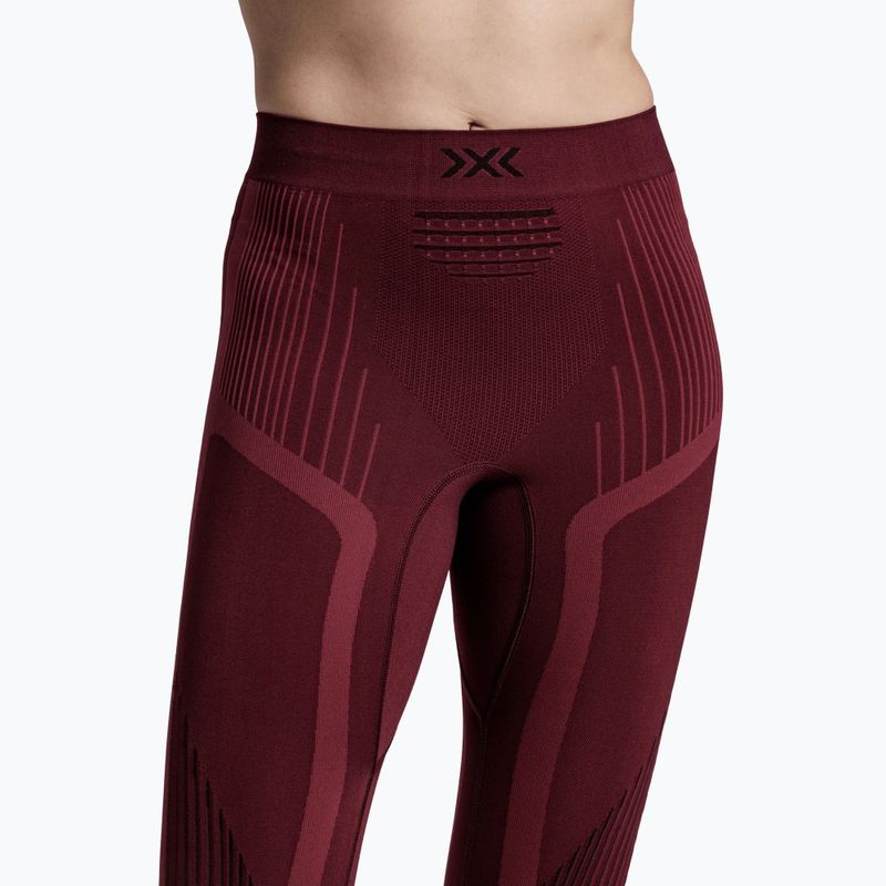 Spodnie termoaktywne damskie X-Bionic Invent Graphics oxide red/x black 5