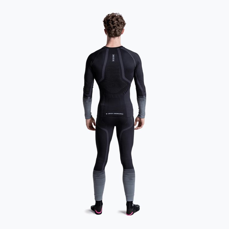 Bluza termoaktywna męska X-Bionic Invent Graphics LS x black/dark grey 4