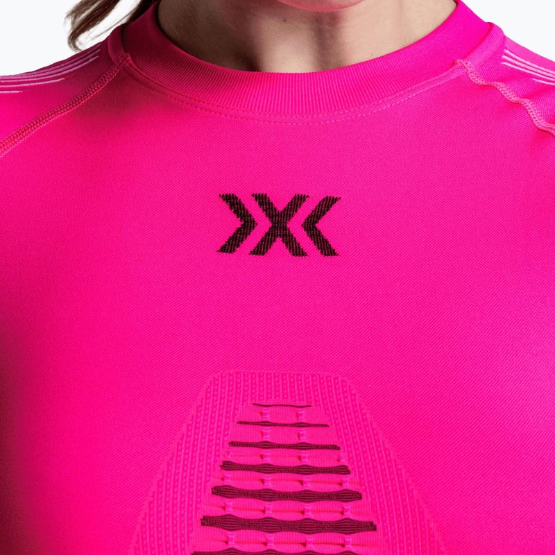 Bluza termoaktywna damska X-Bionic Invent Graphics LS fluo pink/x white 7