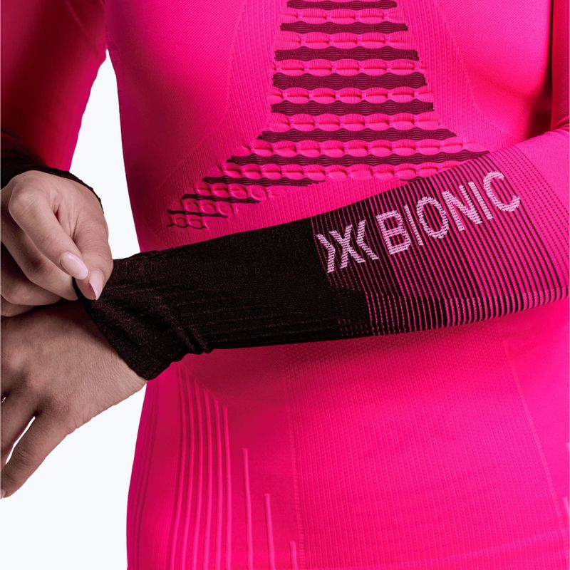 Bluza termoaktywna damska X-Bionic Invent Graphics LS fluo pink/x white 9