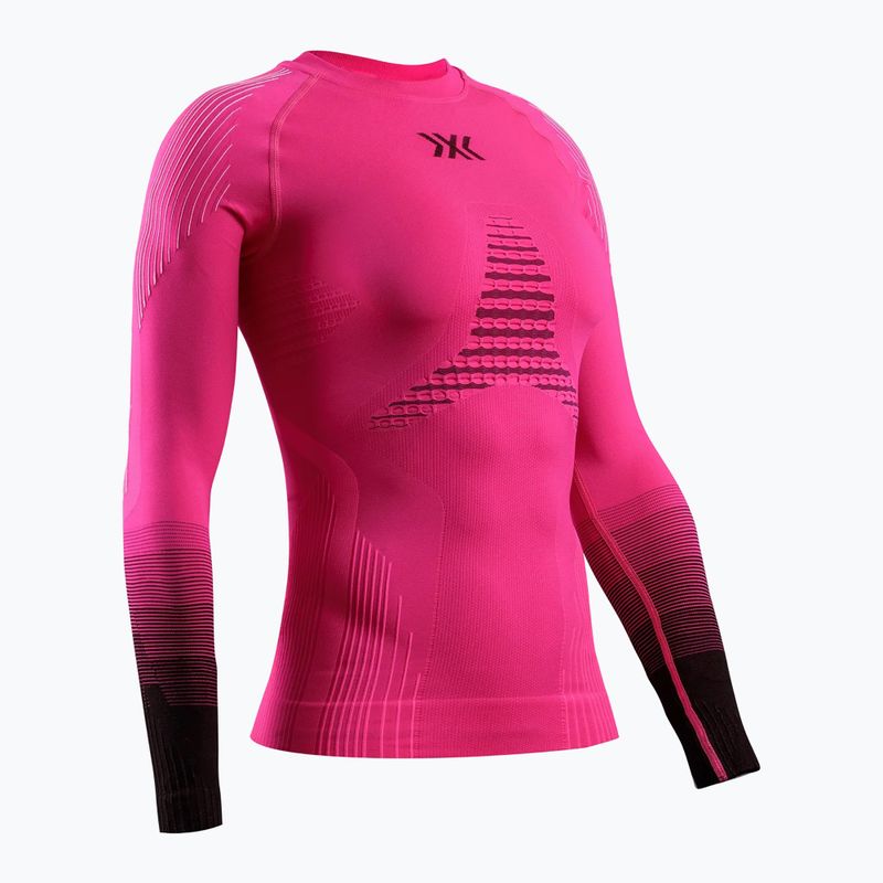Bluza termoaktywna damska X-Bionic Invent Graphics LS fluo pink/x white 11