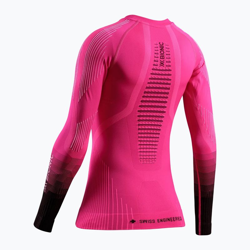 Bluza termoaktywna damska X-Bionic Invent Graphics LS fluo pink/x white 12