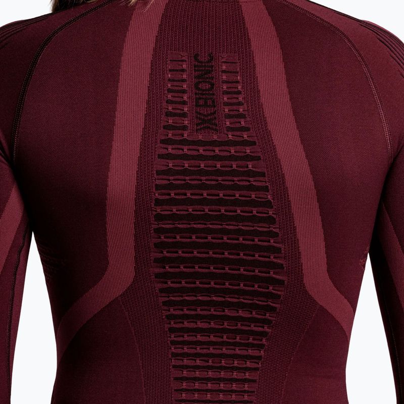 Bluza termoaktywna damska X-Bionic Invent Graphics LS oxide red/x black 8