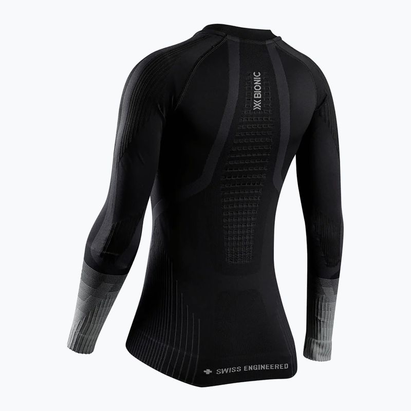 Bluza termoaktywna damska X-Bionic Invent Graphics LS x black/dark grey 2