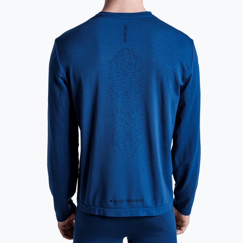 Bluza termoaktywna męska X-Bionic Mightywool Light Shirt neo navy 3