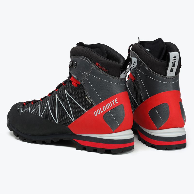 Buty podejściowe męskie Dolomite Crodarossa Pro GTX 2.0 black/fiery red 3