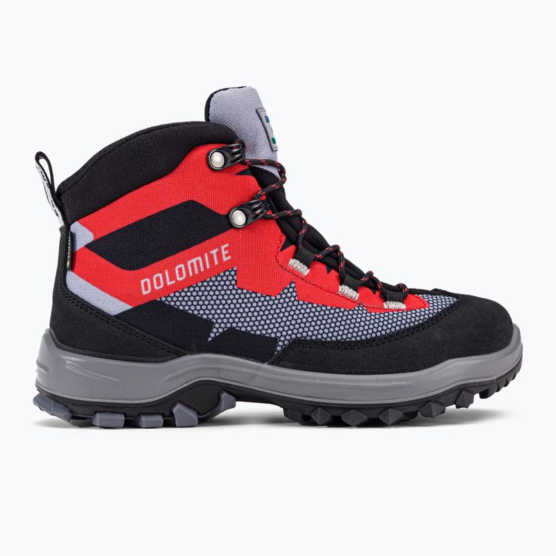 Buty trekkingowe dziecięce Dolomite Steinbock WT GTX pewter grey/fiery red 2