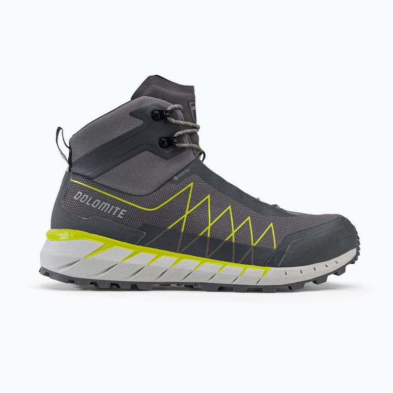 Buty trekkingowe męskie Dolomite Croda Nera Hi GTX gunmetal grey/lime green 2