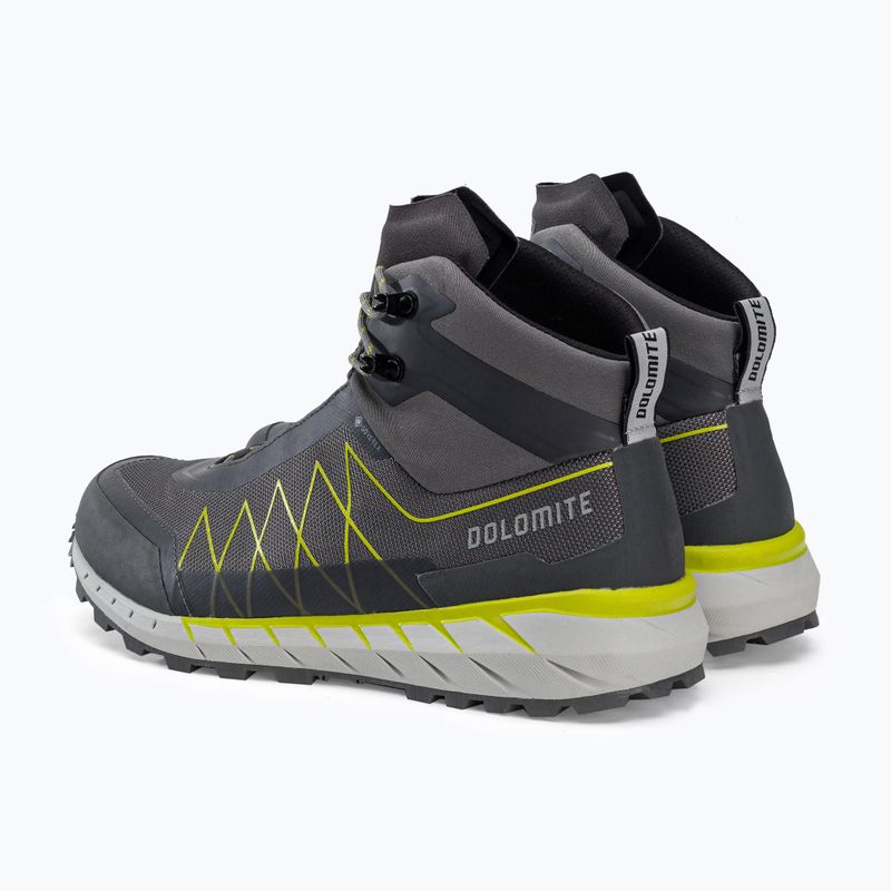 Buty trekkingowe męskie Dolomite Croda Nera Hi GTX gunmetal grey/lime green 3