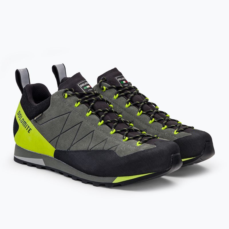 Buty podejściowe męskie Dolomite Crodarossa Low GTX silver green/lime green 4