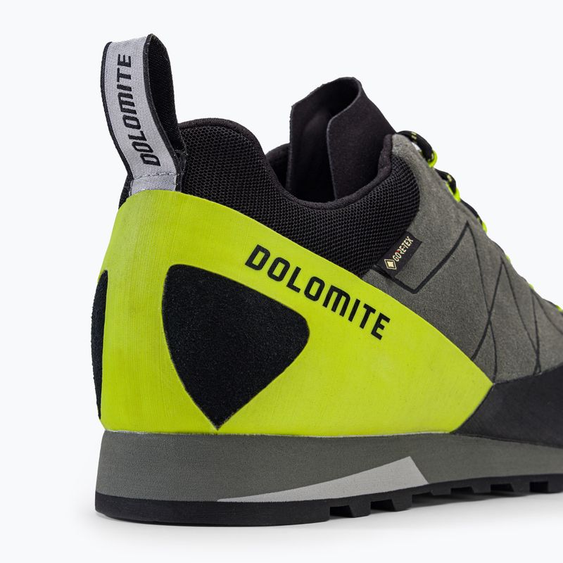 Buty podejściowe męskie Dolomite Crodarossa Low GTX silver green/lime green 8