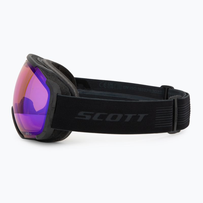 Gogle narciarskie SCOTT Faze II mineral black/amp iluminator blue chrome 4